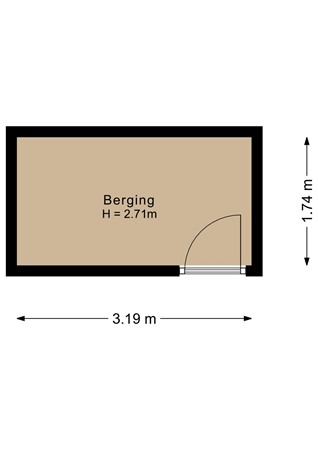 Floorplan - Zuiderzeeboulevard 25, 3751 HC Bunschoten-Spakenburg